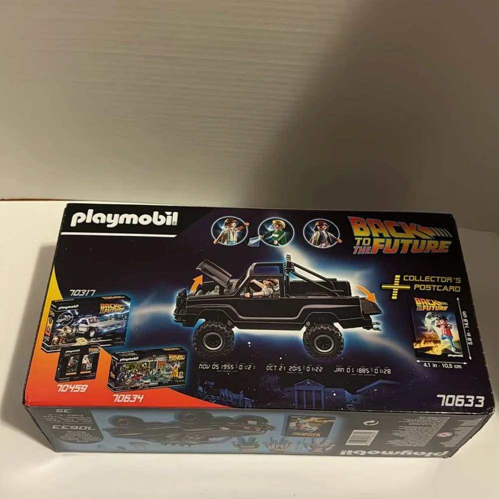 PLAYMOBIL Back to The Future 1985 70633 35 pc Marty Mcfly truck NIB
